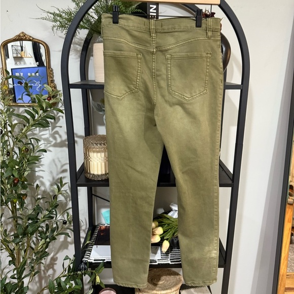 Free People Olive Skinny Jeans size 27 - Picture 4 of 6